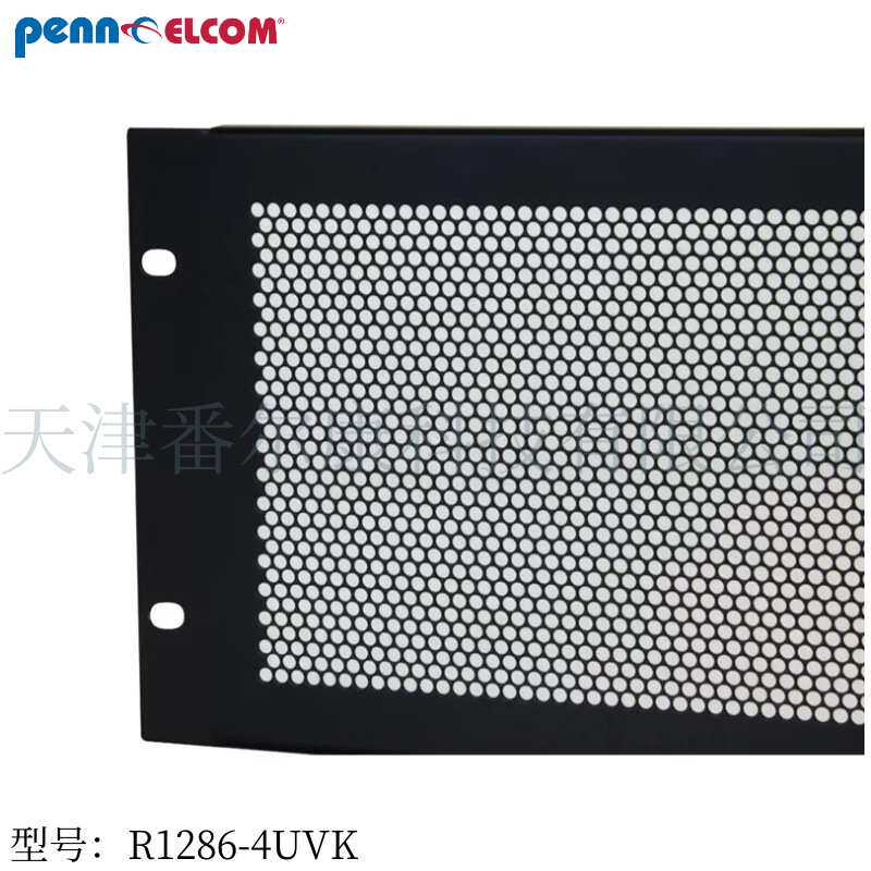 Penn Elcom 19英寸机柜盲板服务器镂空散热板钢质加厚