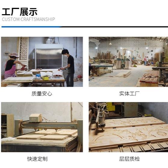 广东厂断新原木屏风中式原木屏入户玄关隔风柜客厅遮挡入户工玄关