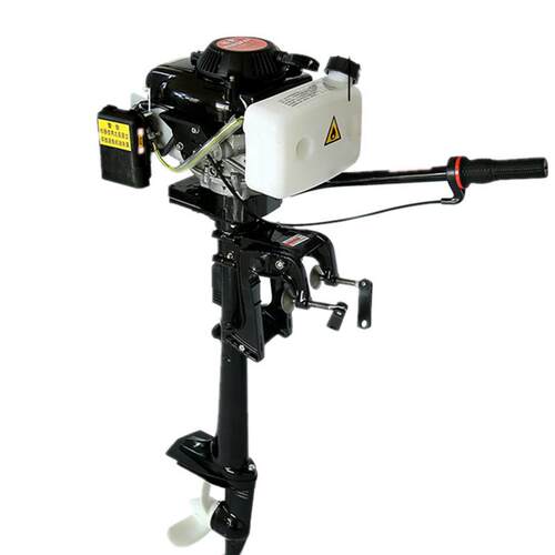 航凯机汽油船用冲4马力力7马船外四机4P7P船挂马达螺旋桨舷外机