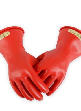 高压绝手缘套35KV电工1381V低压家用加厚0K电力绝缘橡胶手套