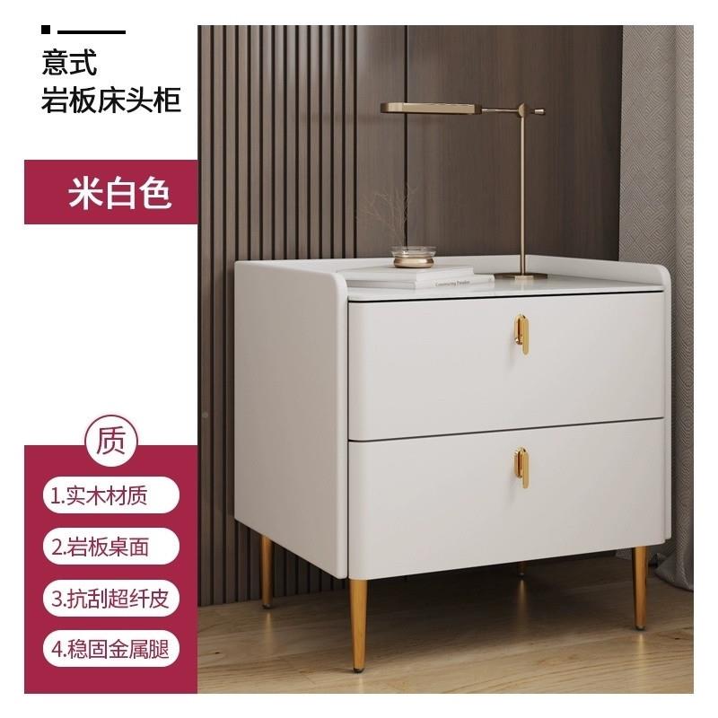 dde床柜实木松木意式松整木装LJX床头头柜现代简约储