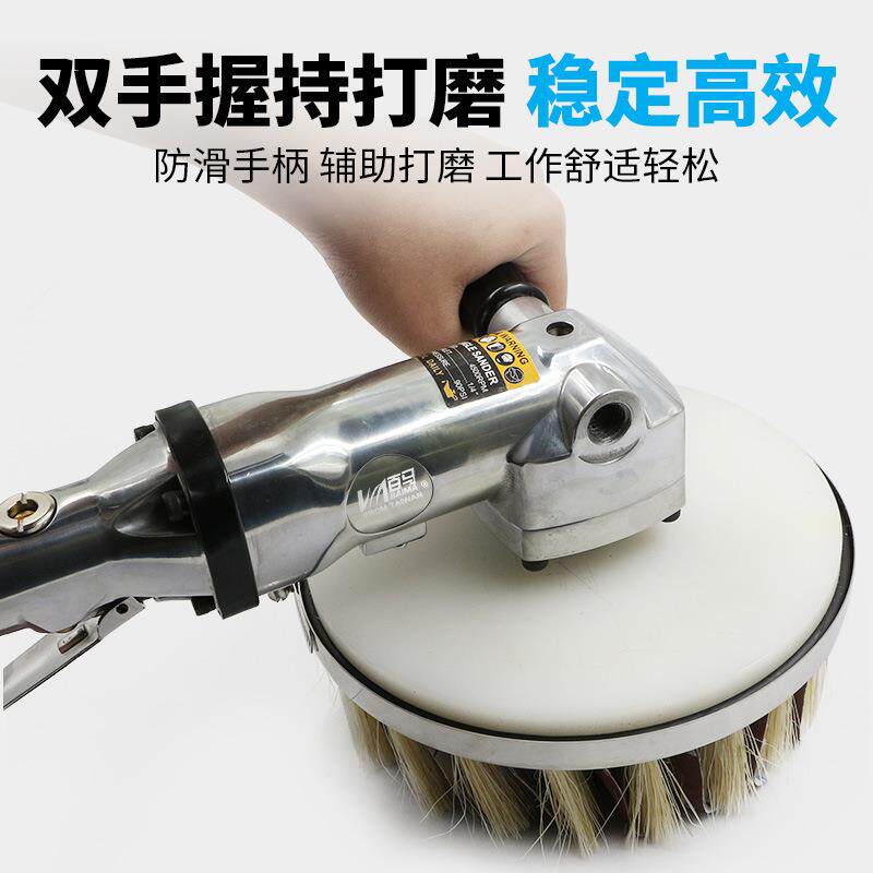 百马P5气动台湾加强异形砂光机光机打磨机抛光木磨工机油刷漆盘砂