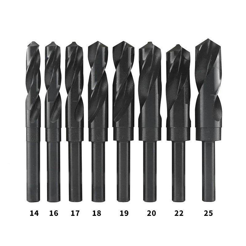 8件套黑色高等柄麻花CLI钻头小柄钻木盒装1/2柄钻头木材速钻钢孔