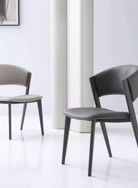 简设计师餐现椅代简约家用高端酒店RGQ椅样板间轻奢洽谈椅网极红