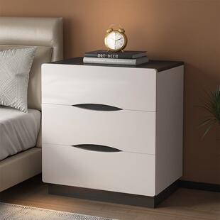 家用床边书柜收床纳床T034储物柜落地置物柜简易置架卧室头柜头书