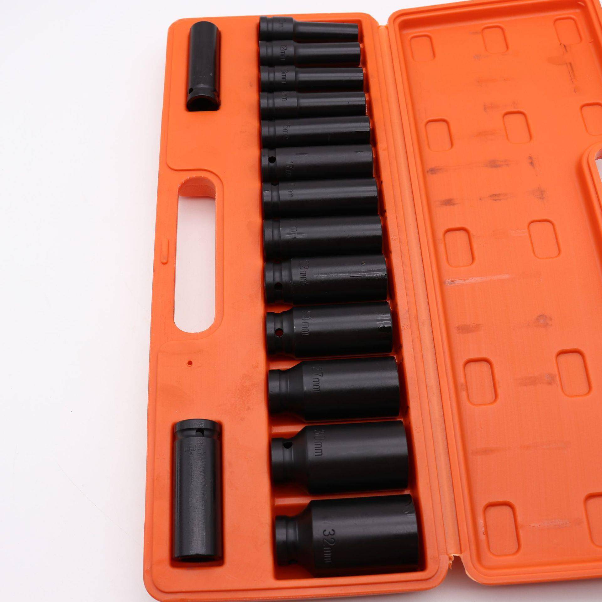 风1ZEH/215件套内六角风炮套电筒头重型加厚加长动气动扳手同动汽