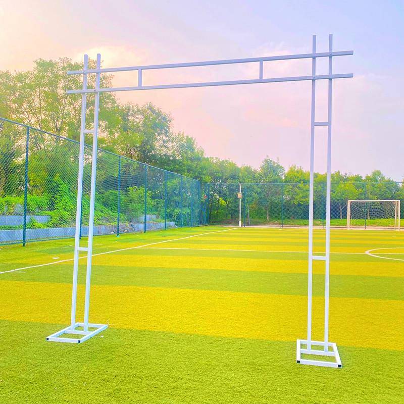 新款门婚铁艺背庆景方形花架户外婚礼装布置饰双杆花拱ZEQ门道具