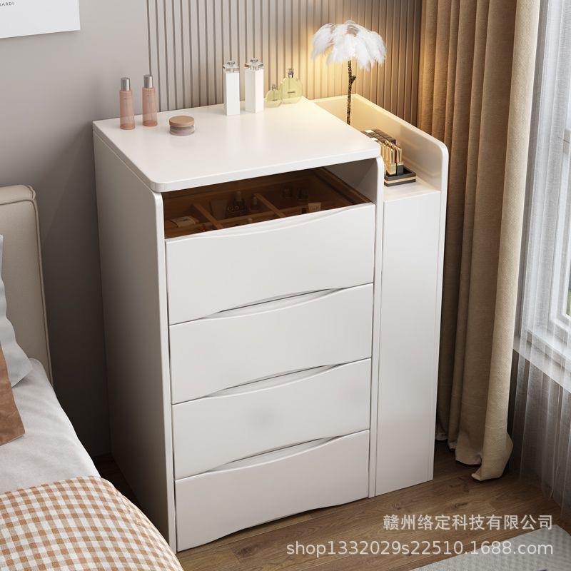 桌梳妆台卧室代简约nk8805#可翻盖床边小户网红化现妆床头柜收纳