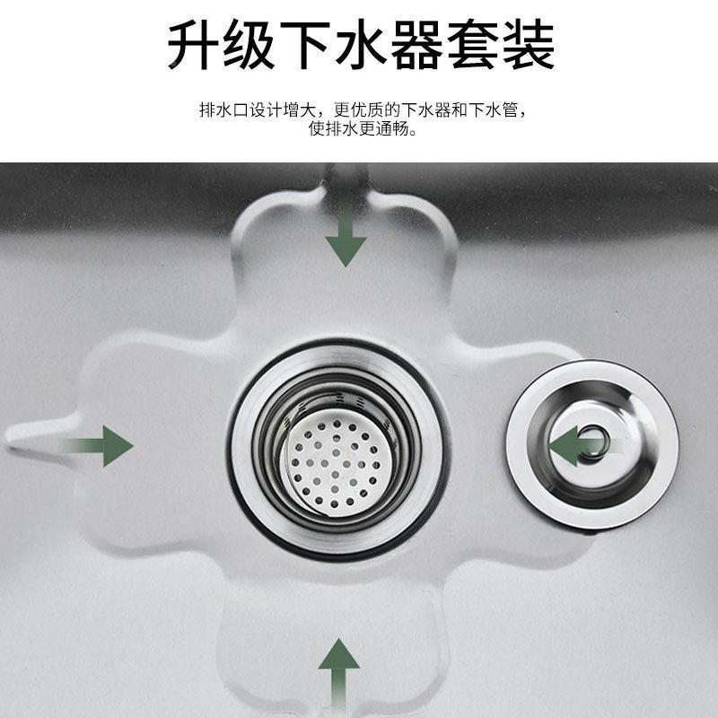 拖04不布锈钢把池商用一345体拖把架水池长方形3洗墩池拖布池盆水