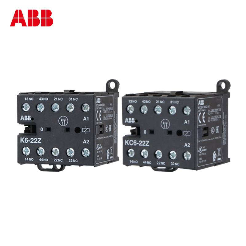 ABB小型中间继电器KC6-22Z/31Z/40Z直流K6-22Z 220V 交流接触器