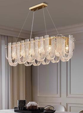 意轻奢全铜客吊灯后现厅吊代简约式卧室护66668眼灯美式复古餐厅