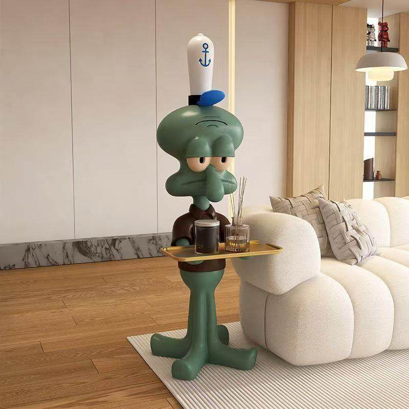 网红章盘鱼哥纳可爱托创桌意AL835161落地摆件客厅收家居卡通面装,家居饰品,落地摆件,淘宝优惠券,粉丝福利购,淘宝优惠卷