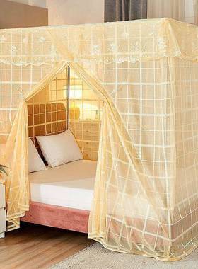 欧人1式豪华宫廷蚊帐家用公主风厚单DNA人床1.2米加加密单门.8双