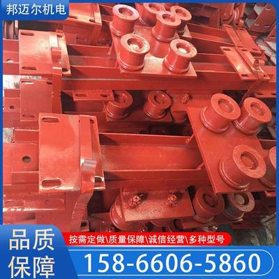 家生产无车CUS极绳绞配组件拐弯轮压厂绳轮组铸钢材质