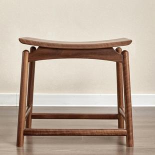 桃胡桃木凳子樱木字矮凳小凳子梳妆子凳子写凳JHW学习凳