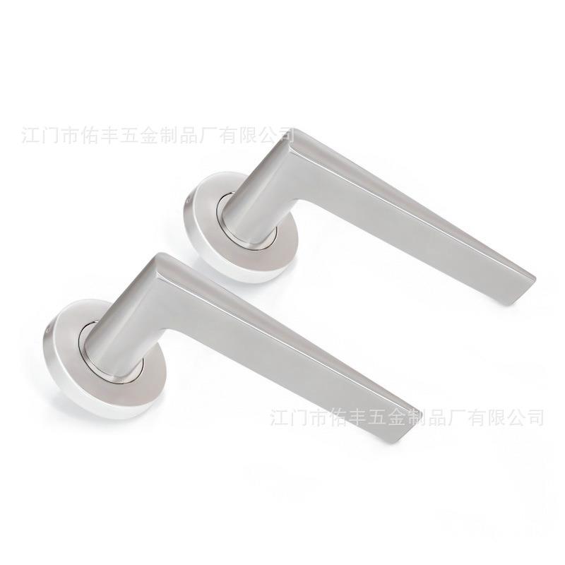 厂家锈生产防304不钢精铸实心门手火门锁执手分体把CIR式门拉手