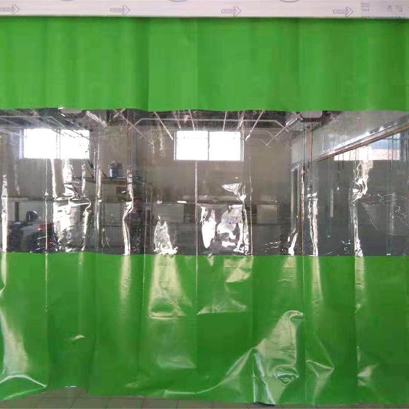 洗车店软水帘防尘隔断帘防水布透明挡风sh006车间厂分区防尘工隔