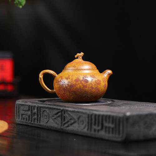 货原矿紫砂宜兴壶高温段家泥手工紫160砂壶茶具用芦紫葫砂壶