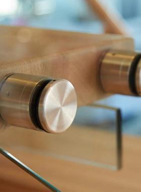 YDZ不色锈钢空心告钉黑色拉力丝金亚克装饰广钉玻璃镜钉帽玻璃固