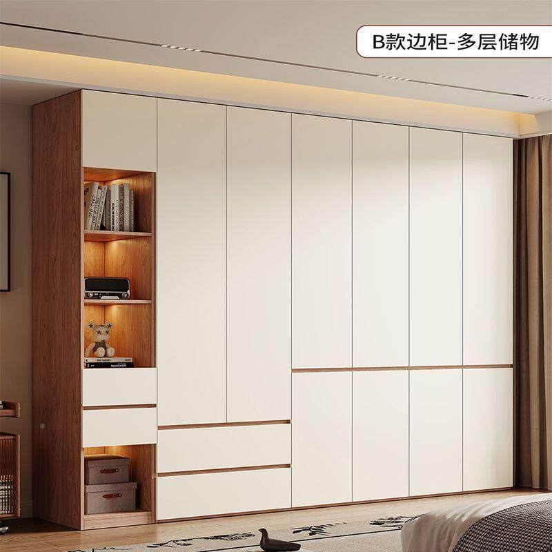 ENF级衣柜板家用平木开门简约QFM现代18m加厚实欧松大m衣橱