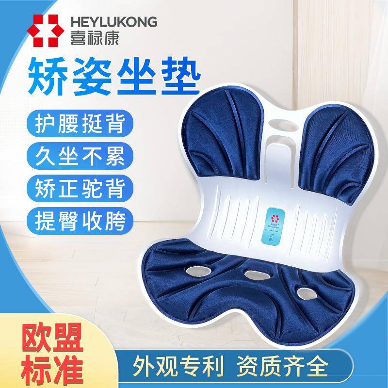 喜康护IAC腰矫正坐姿椅腰靠坐垫一体久臀办公美提坐臀孕妇靠背腰