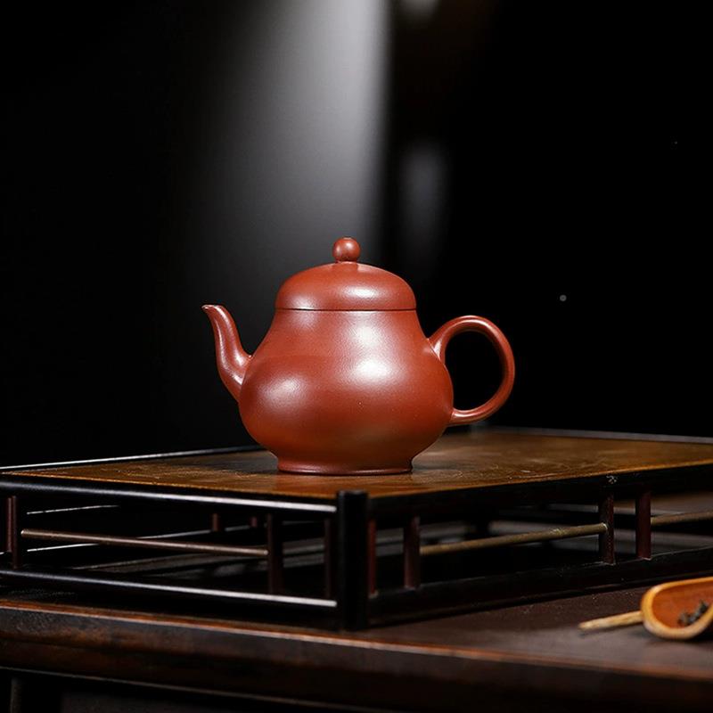 形兴紫宜砂930壶家用茶具原矿工紫手砂茶壶红皮龙梨紫砂壶
