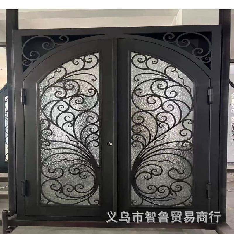 打铁艺大锻乡门门庭院防盗大村围墙491栅栏门家用户外别墅双开门
