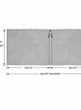 壁炉纱窗帘XBW火花损坏的壁炉或壁地毯炉屏幕壁炉您屏网风工具
