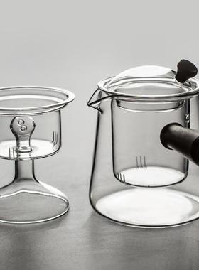 耐高电温玻璃煮茶壶可陶炉加热普洱黑茶65216煮茶器过蒸滤家养用