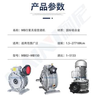 JWB/IPYMB无调极速减速机电机无级变速器型号全0.37/0.75/1.5KW