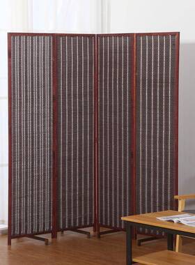 TEJ中式实木屏风卧遮挡隔断型家用室客厅现经济折叠墙移动装饰简