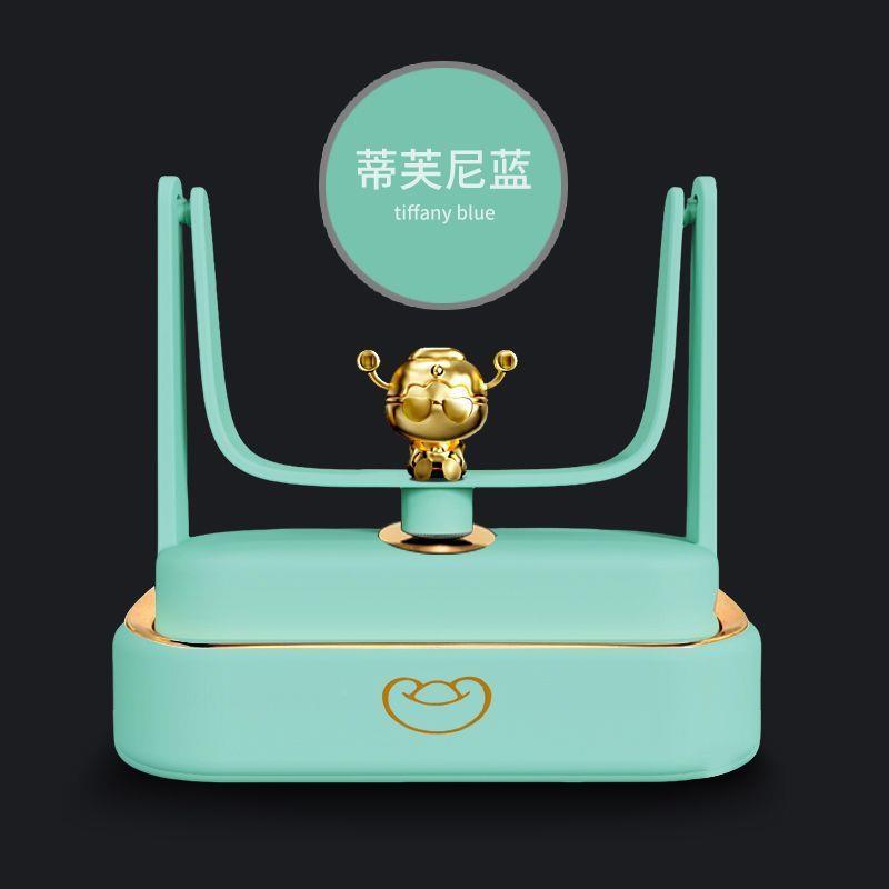 太阳能车摆车件财神自动7861H664摇内饰载个性创摆意临时停号码牌