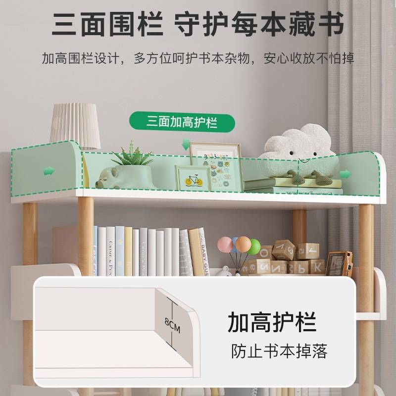 书架置物架落地多层收纳架子简易小型客厅家用储物货架展示陈包邮