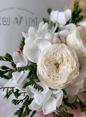 森系新法韩风胸娘花庆典永生奥斯汀玫瑰花伴手娘花式新郎新手BD10