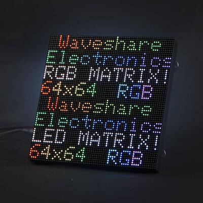R显GB全彩LE点阵2.D5mm间RGB-Matr距示屏度可调RGB-Matrix-P2.5-6