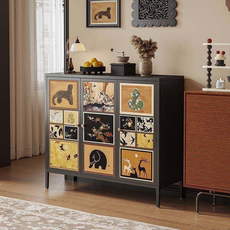 2025物新款制SEM斗柜E0级环保复古餐边柜钢用家厨房储物柜客厅储,住宅家具,斗柜,淘宝优惠券,粉丝福利购,淘宝优惠卷