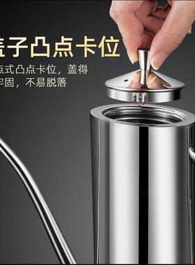 304不钢油壶家用厨房F76MS9S7油壸装瓶酱油欧式锈防漏调罐料瓶大