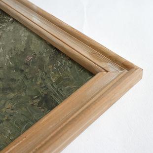 复古做旧餐厅SFF画喷绘带框帆布乡美式 饰画 村工挂业客厅装