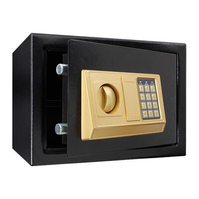 家用小型保险子箱防盗保险柜电密码锁板电子保HSK险柜面保密码锁