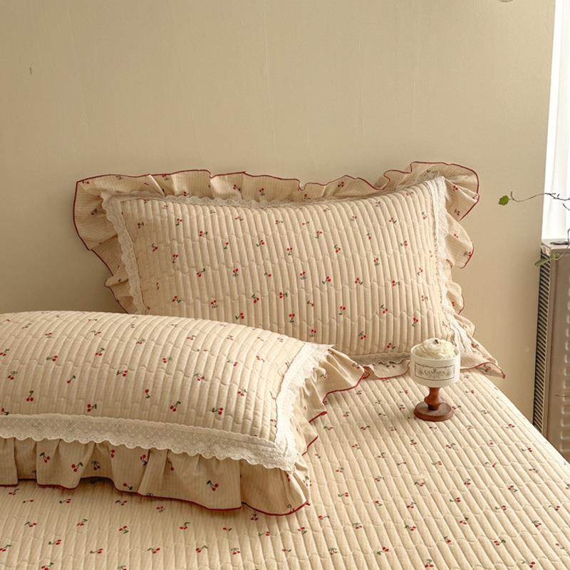 2025款全棉双层纱主风床AIV盖款件套纯被套床盖1.8公床棉四加大床