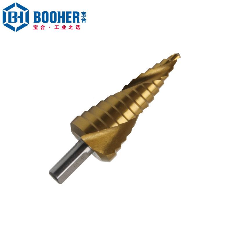 Boheo镀r钛螺mKMR旋槽阶梯钻6-0m