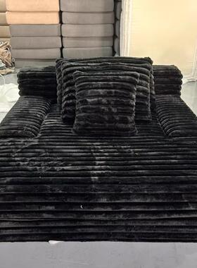 真约UXS空压缩沙发床客厅榻阳台榻米人单简灯芯绒