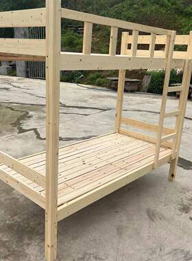 上下床铺双层高低床铺童实木床午休托管班儿小学生午幼儿园95197