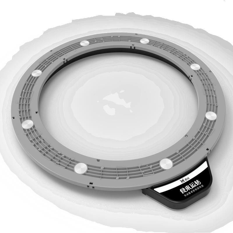 厅餐桌电动转盘家用大圆面电桌智能旋转机底座DD饭店餐桌自动转盘