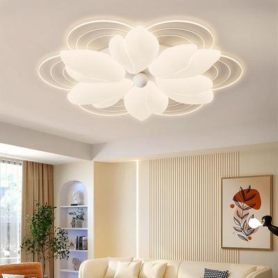 客厅吸顶灯奶油简约现风代创意光谱全YJ127护合眼卧室灯智能灯具