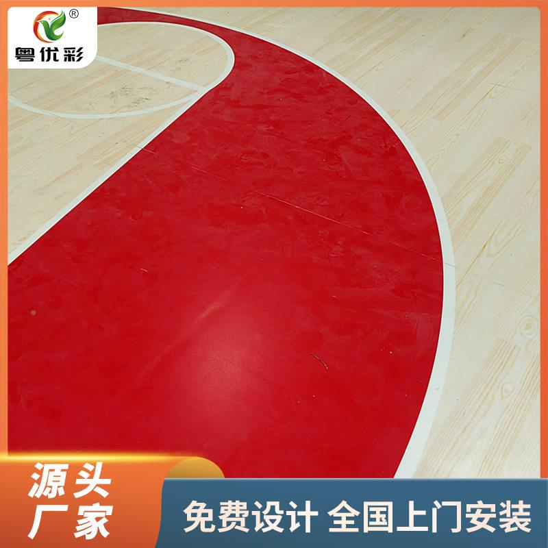 室篮球场C地胶运动场专馆PV塑胶地板体能馆地胶内垫535B1阻燃运动