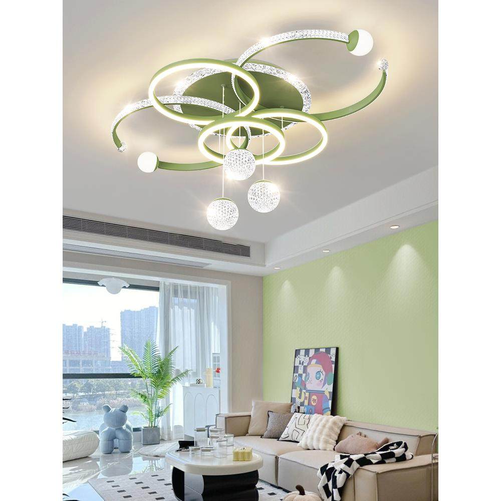 气客吸顶灯水无品牌/晶大灯主灯具轻新奢简约现代厅大2025款大全l