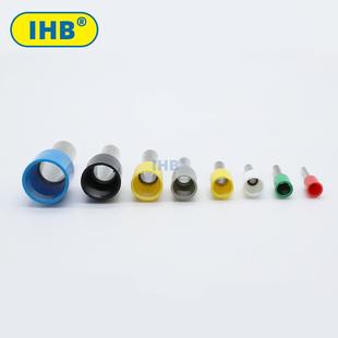 E601管型预绝8缘铜冷压端子V欧式 针形管形接线端头插针紫UNE材质