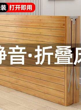 折叠床竹家用可折成32748人单叠人双人出携租房简易便午休床午睡