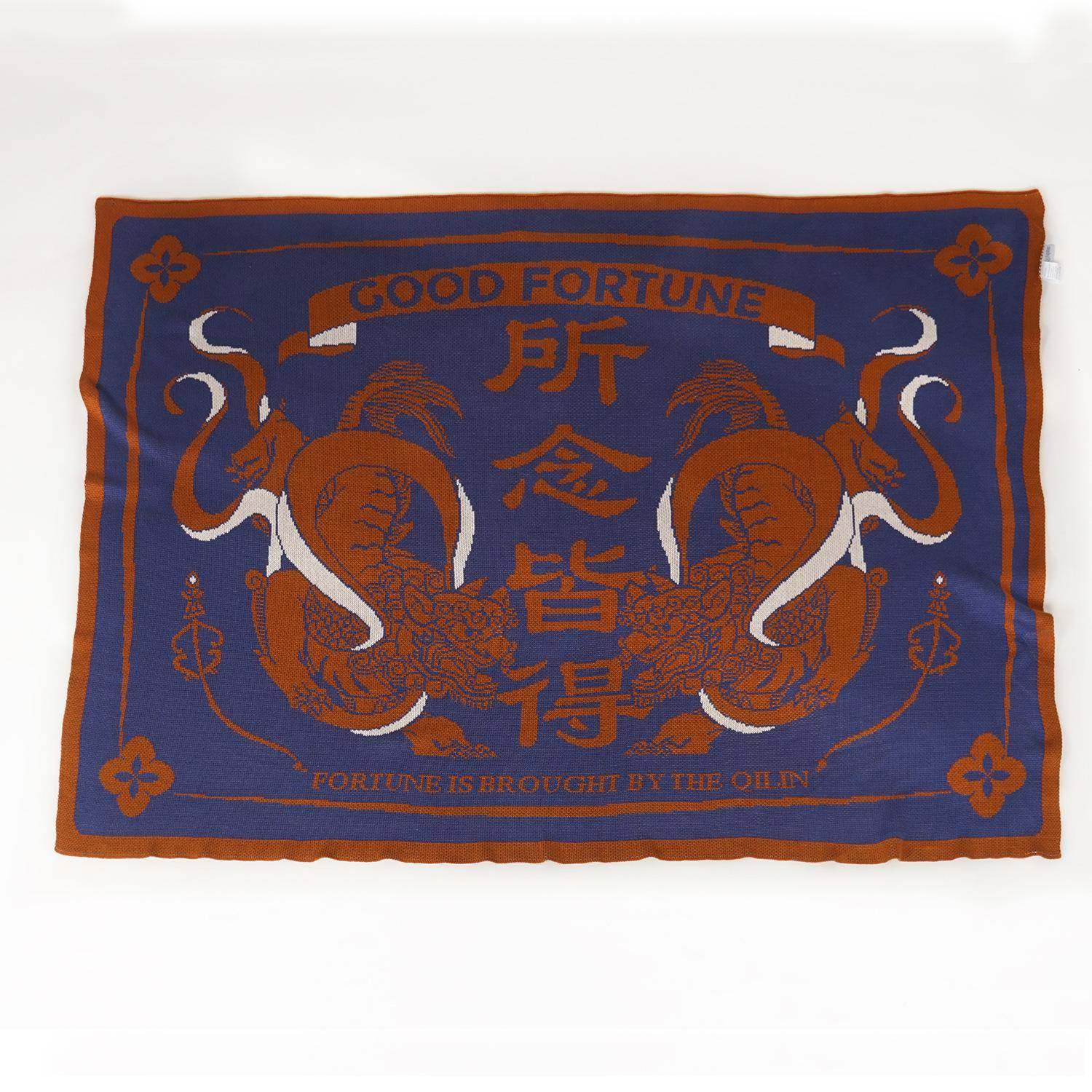 lsJ无品牌/u居piter瑞盈门气全棉多功能针织盖遮毯阳披肩毯家沙发